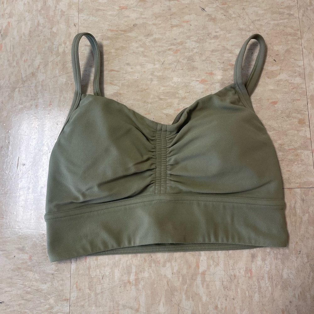 lululemon nulu front gather sports bra